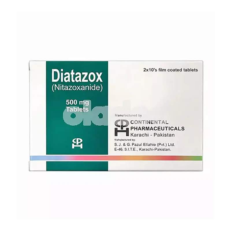 Diatazox (500Mg) 20 Tablets — authentic medicine packaging