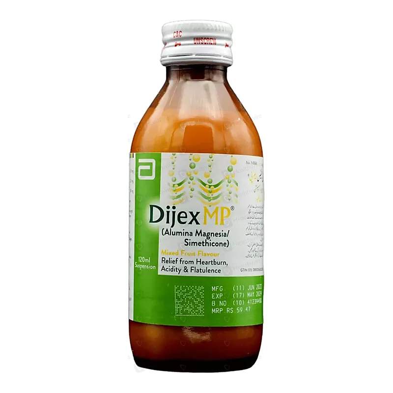 Dijex Mp Mixed Fruit Syp — authentic medicine packaging