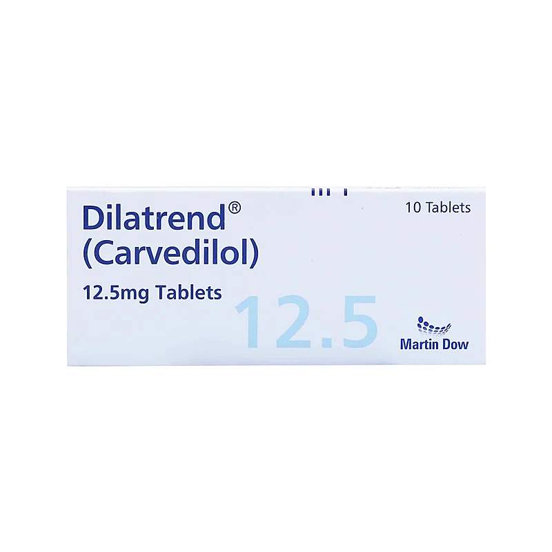 Dilatrend (6.25Mg) 10 Tablets — authentic medicine packaging