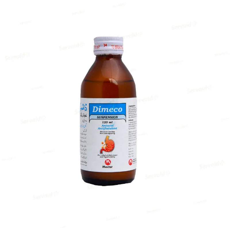 Dimeco (215/80/25Mg) 120Ml Suspension — authentic medicine packaging