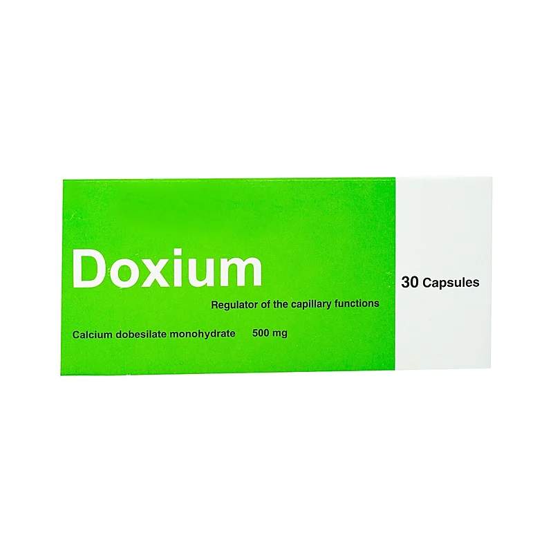Doxium (500Mg) 30 Capsules — authentic medicine packaging