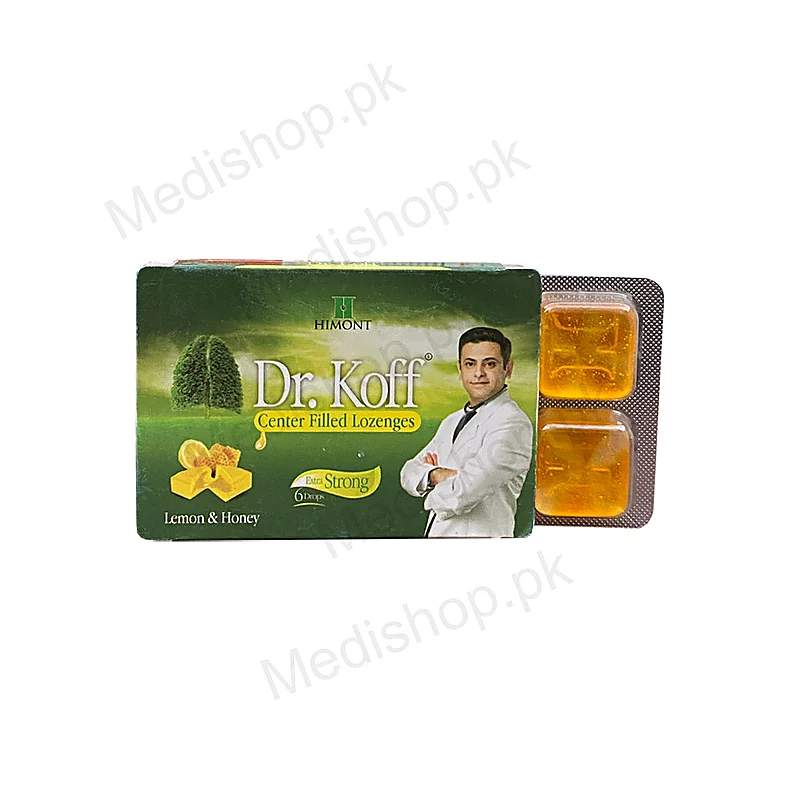 Dr Koff Tulsi Flavour 60 Lozenges — authentic medicine packaging