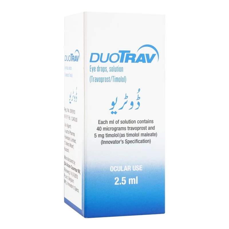 Duotrav (Eye Drop)2.5Ml — authentic medicine packaging