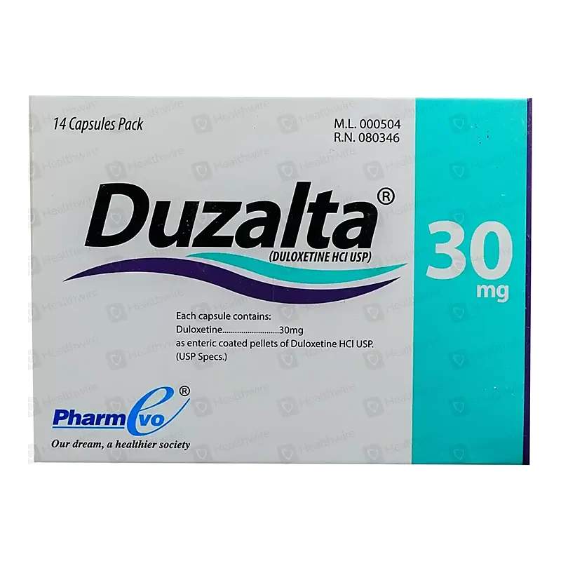 Duzalta (60Mg) 10 Capsules — authentic medicine packaging