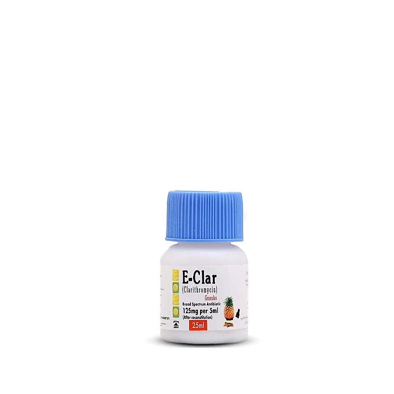 E-Clar (250Mg/5Ml) 60Ml Suspension — authentic medicine packaging