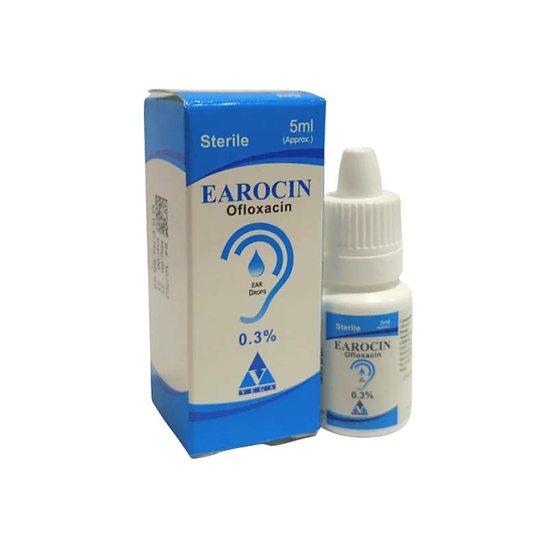 Earocin (0.6%) 5ml Ear Drops — authentic medicine packaging