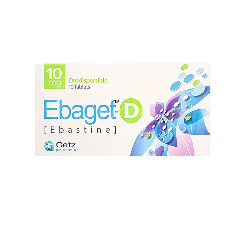 Ebaget-D (20Mg) 10 Tablets — authentic medicine packaging