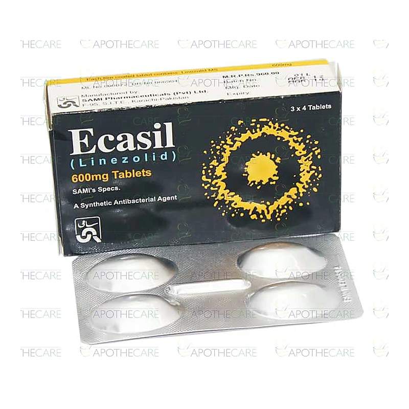 Ecasil (600Mg) 12 Tablets — authentic medicine packaging