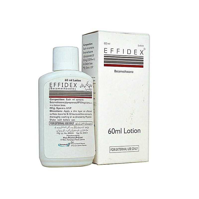 Effidex (0.05%) 60Ml Lotion — authentic medicine packaging