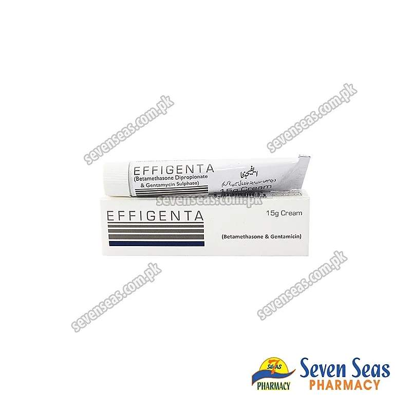 Effigenta (0.5/1Mg) 15G Cream — authentic medicine packaging