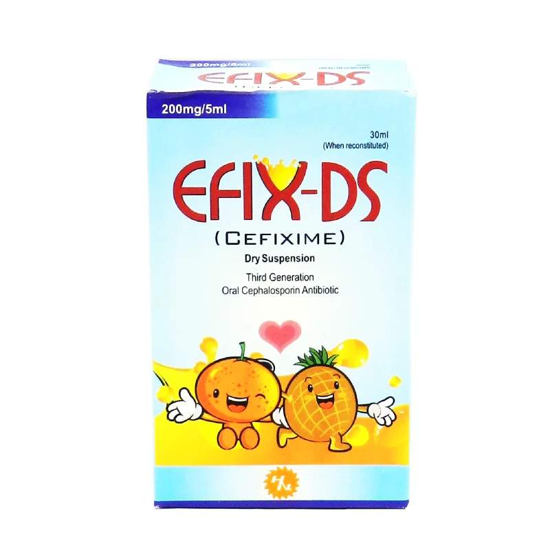 Efix Ds (200Mg/5Ml) 30Ml Suspension — authentic medicine packaging