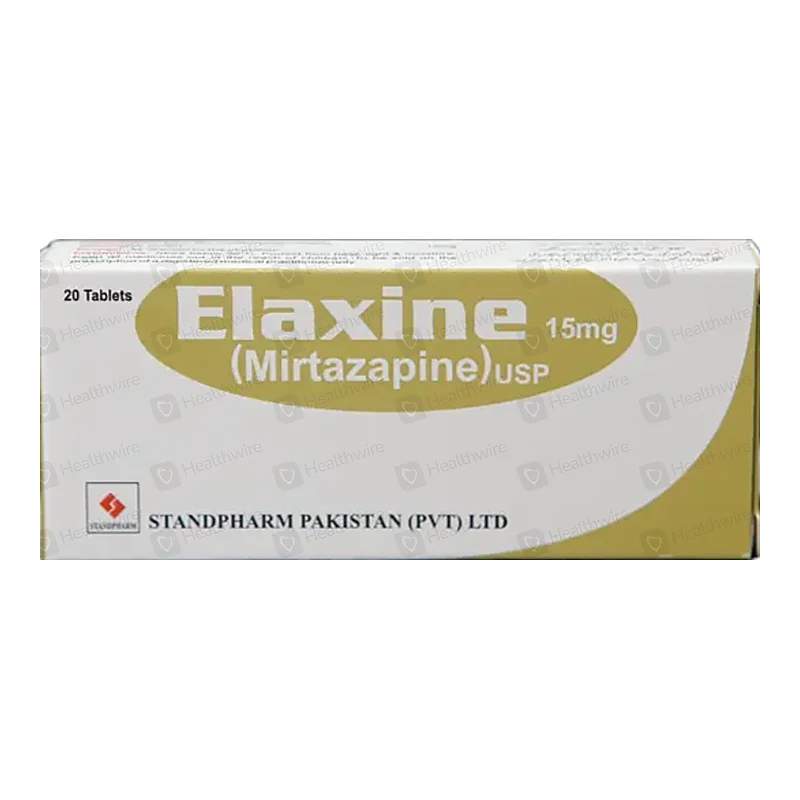 Elaxine (15Mg) 20 Tablets — authentic medicine packaging