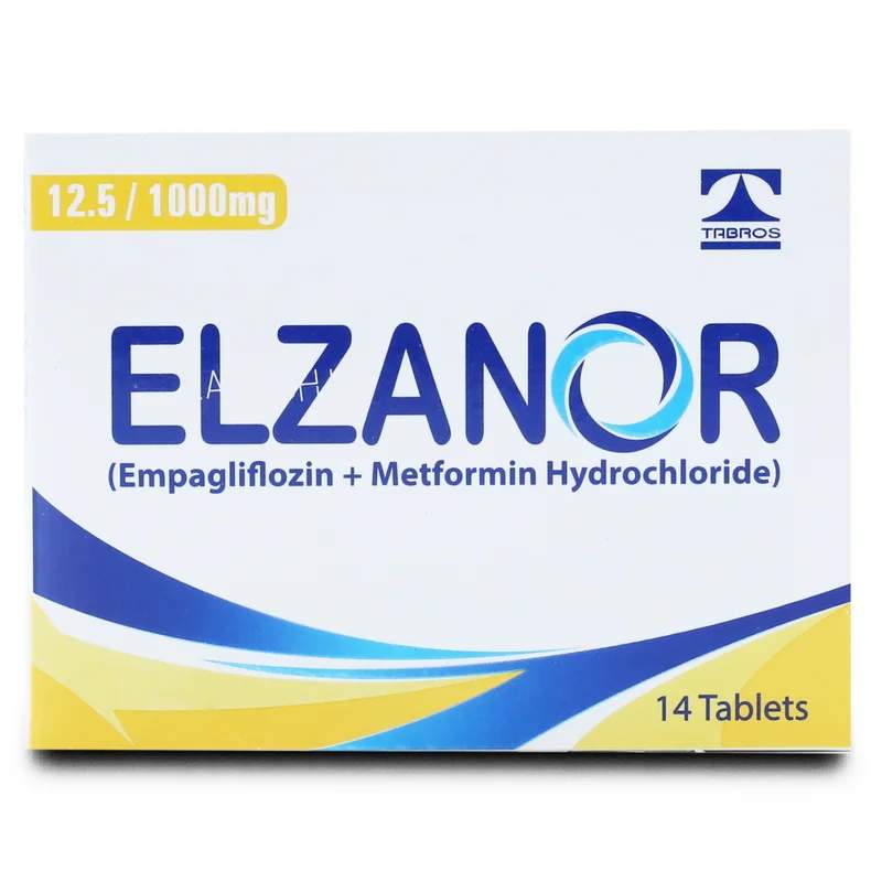 Elzanor (12.5/1000Mg) 14 Tablets — authentic medicine packaging