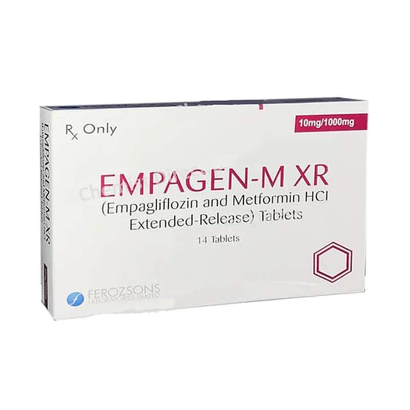 Empagen-M (12.5/1000Mg) 14 Tablets — authentic medicine packaging