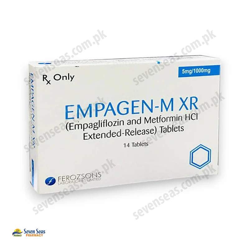 Empagen Mxr (5Mg/1000Mg) 14Tab — authentic medicine packaging