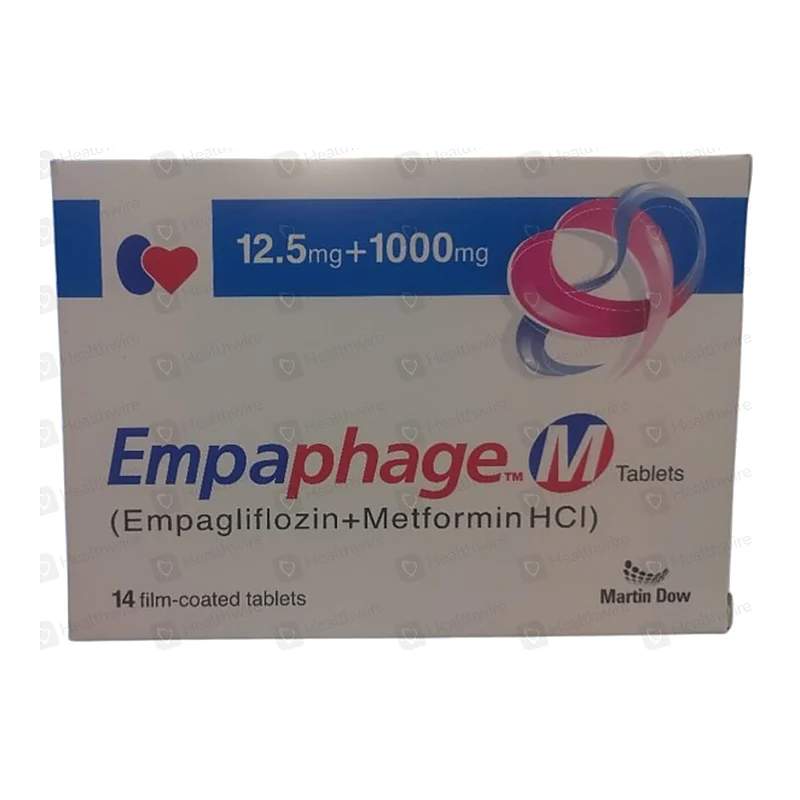 Empaphage M (12.5Mg/500Mg) 14 Tablets — authentic medicine packaging