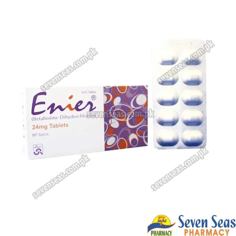 Enier (24Mg) 30 Tablets — authentic medicine packaging