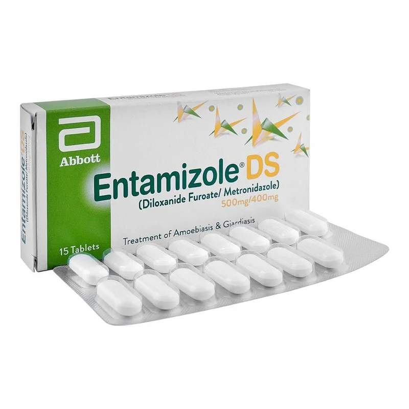 Entamizole Ds (500/400Mg) 15 Tablets — authentic medicine packaging