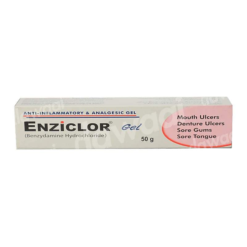 Enziclor (1%) 50G Gel — authentic medicine packaging