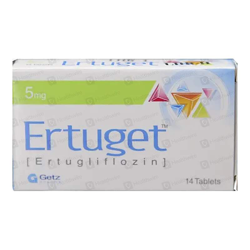 Ertuget (5Mg) 14 Tablets — authentic medicine packaging
