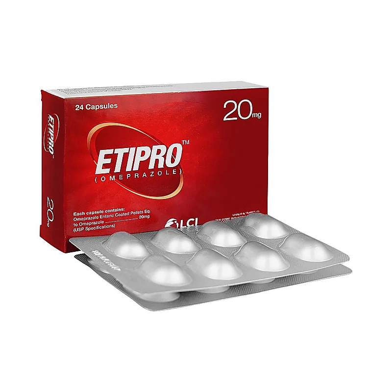 Etipro (40Mg) 24 Capsules — authentic medicine packaging