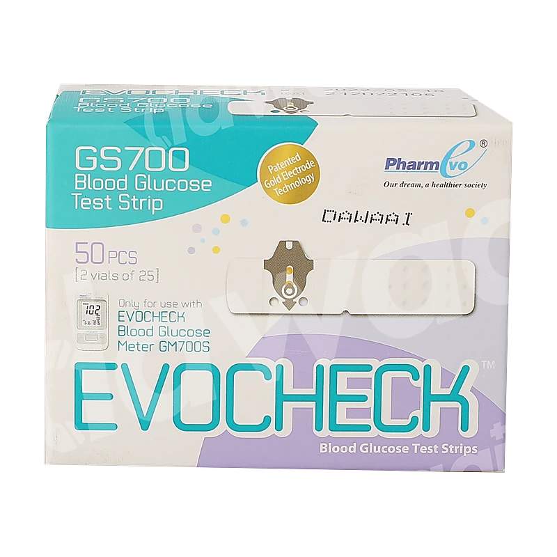 Evocheck Go Strips (2x50) — authentic medicine packaging
