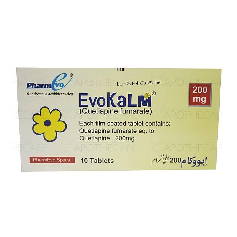 Evokalm (25Mg) 10 Tablets — authentic medicine packaging