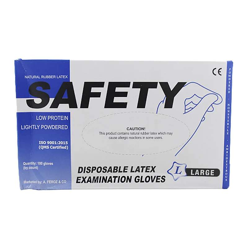 Examination Gloves 100S — authentic medicine packaging