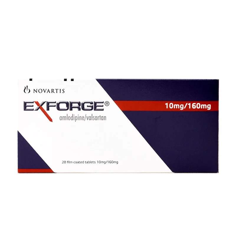 Exforge (10/160Mg) 28 Tablets — authentic medicine packaging