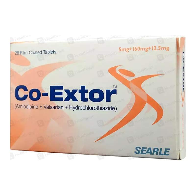 Extor (5/160Mg) 14 Tablets — authentic medicine packaging