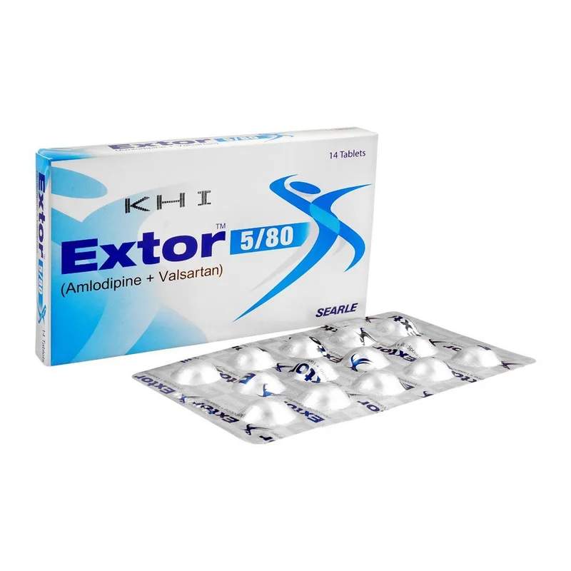 Extor (5/80Mg) 14 Tablets — authentic medicine packaging