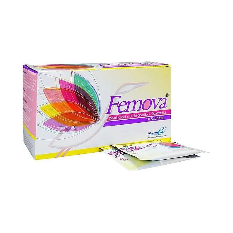 Femova 10 Sachets — authentic medicine packaging