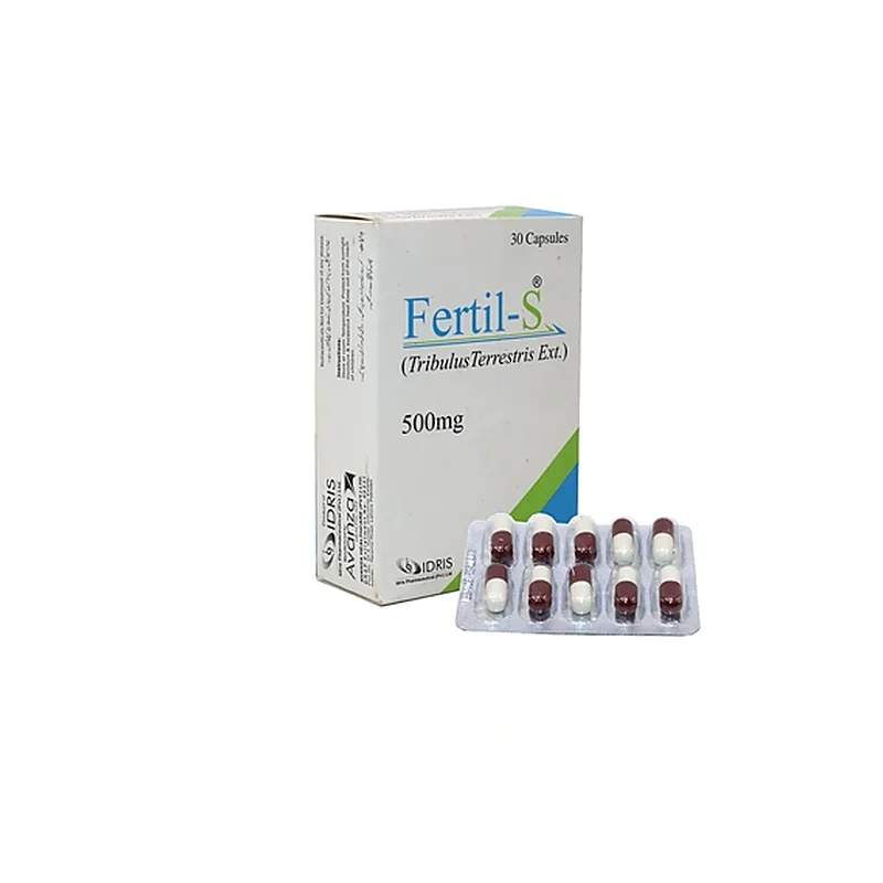Fertil-S (500Mg) 30 Capsule — authentic medicine packaging