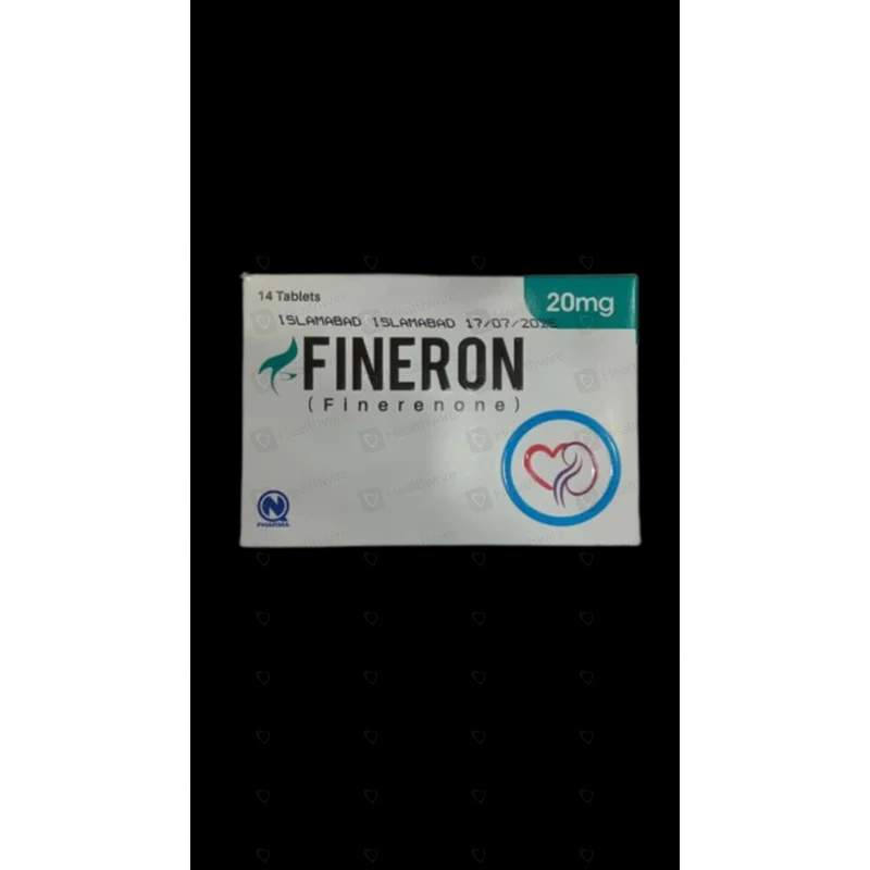 Fineron 20Mg Tab 14S — authentic medicine packaging