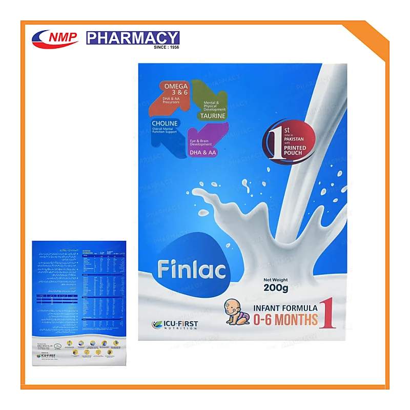 Finlac 1 (200G) Powdered Milk — authentic medicine packaging