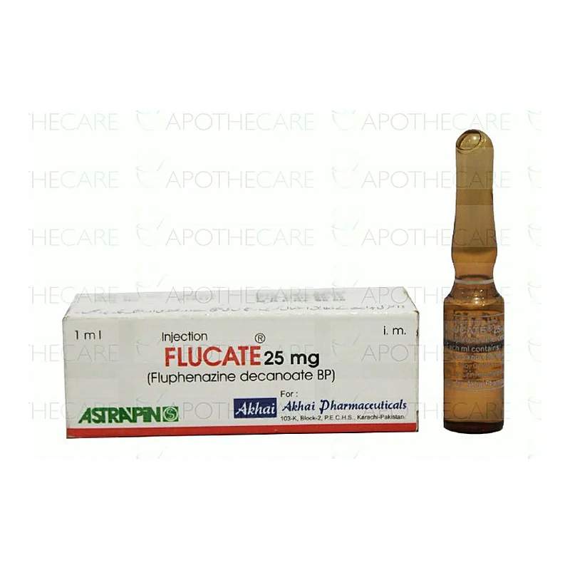 Flucate (25Mg) 1Ml, 1 Ampoule Injection — authentic medicine packaging
