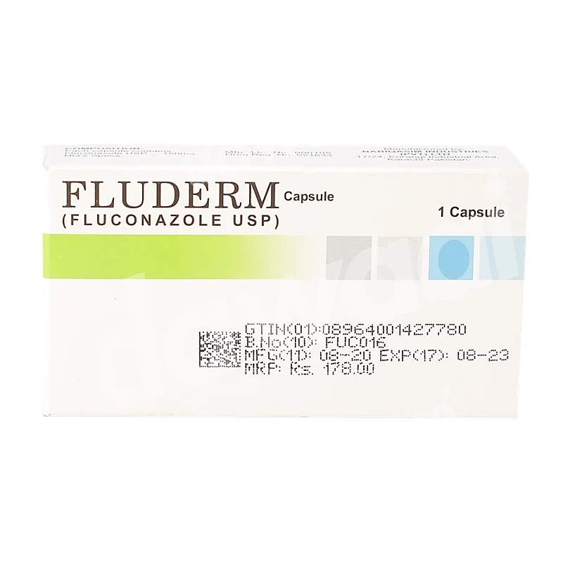 Fluderm (150Mg) 1 Capsule — authentic medicine packaging
