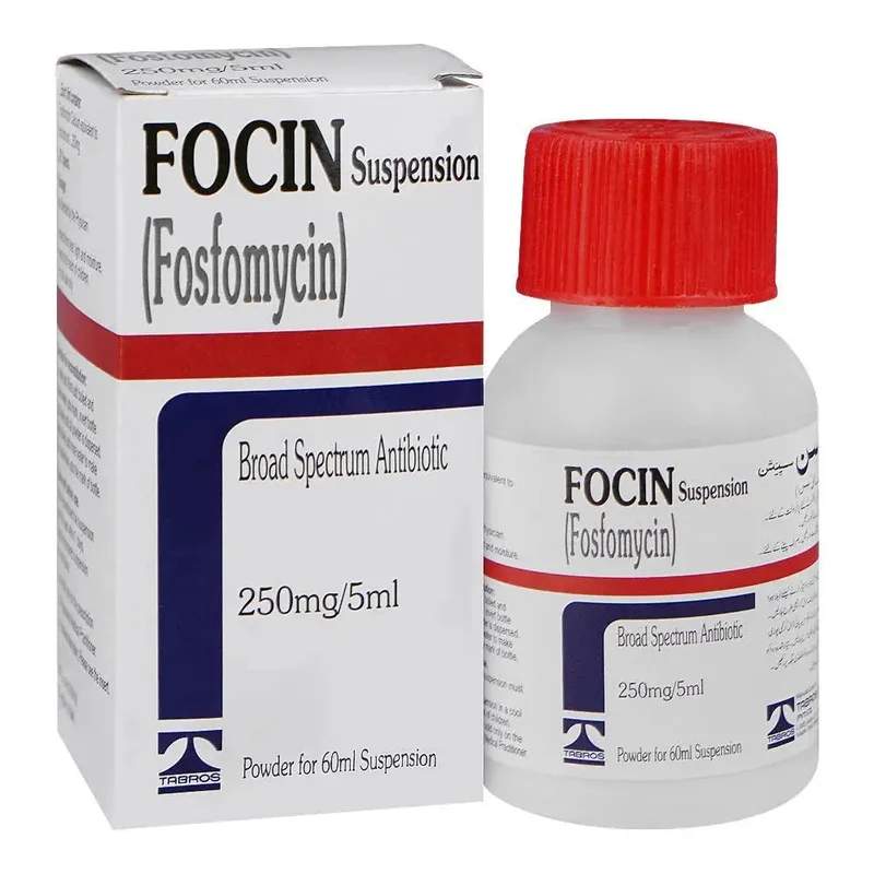 Focin (250Mg/5Ml) 60Ml Suspension — authentic medicine packaging