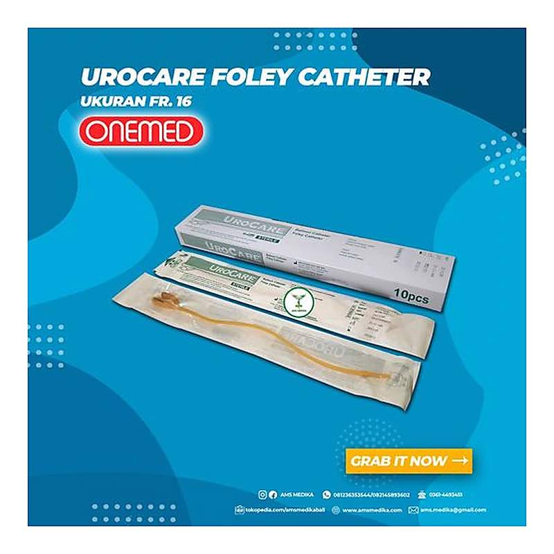 Foley Angel 2-Way 16Fr Catheter — authentic medicine packaging