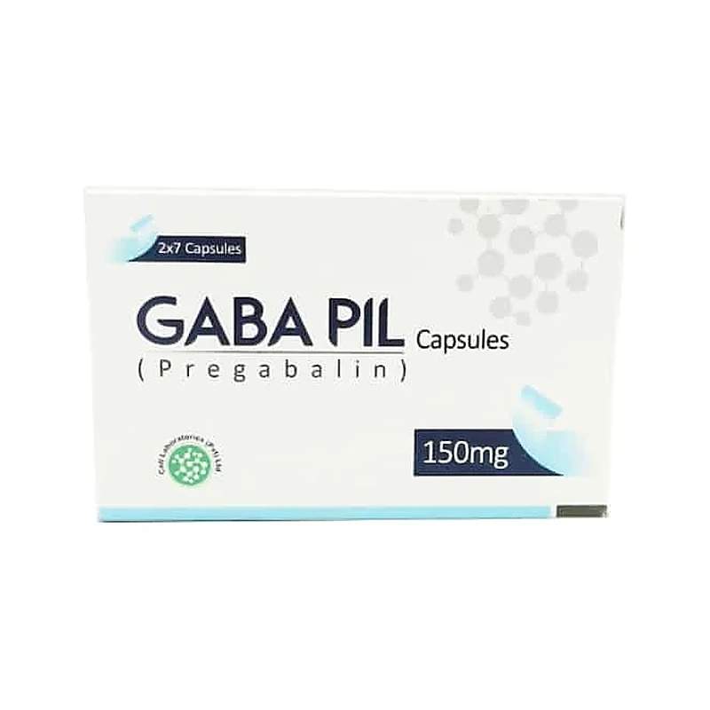 Gabapil (100Mg) 14 Capsules — authentic medicine packaging