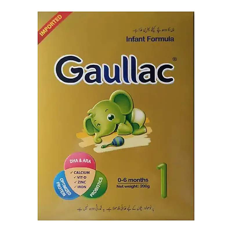 Gaullac 1 (0-6 Months) 200Gm — authentic medicine packaging
