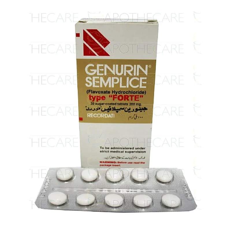Genurin Forte (200Mg) 30 Tablets — authentic medicine packaging