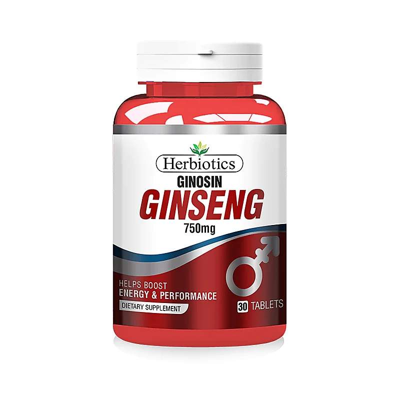 Ginosin Ginseng (750Mg) 30 Tablets — authentic medicine packaging
