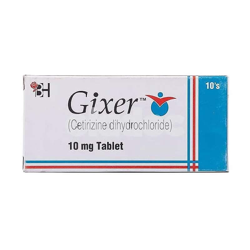 Gixer (10Mg) 10 Tablets — authentic medicine packaging