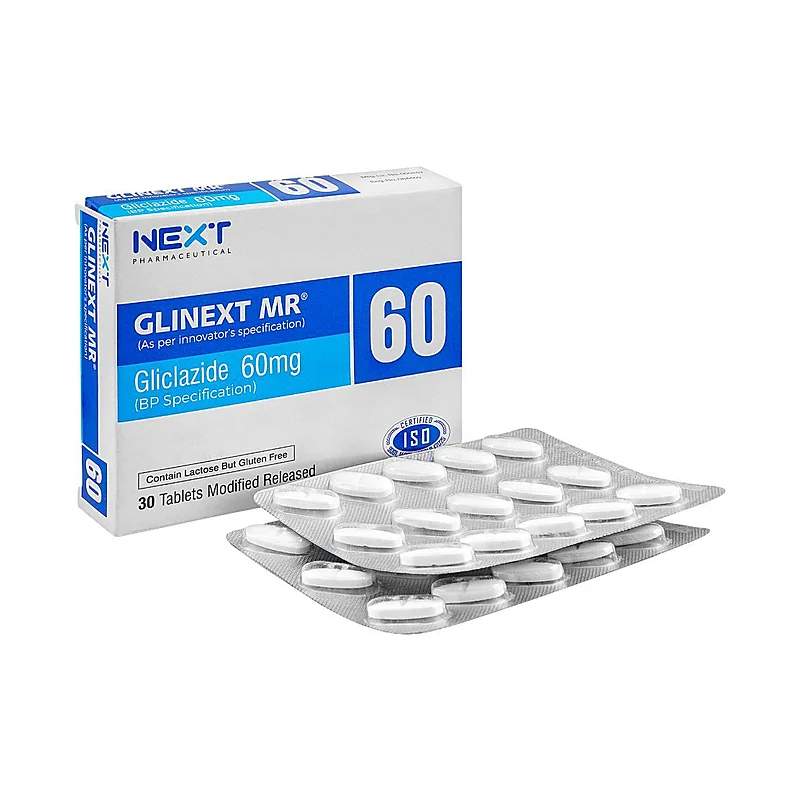 Glinext Mr (60Mg) 30 Tablets — authentic medicine packaging