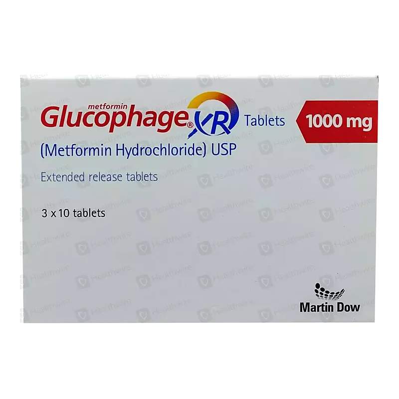 Glucophage (250Mg) 50 Tablets — authentic medicine packaging