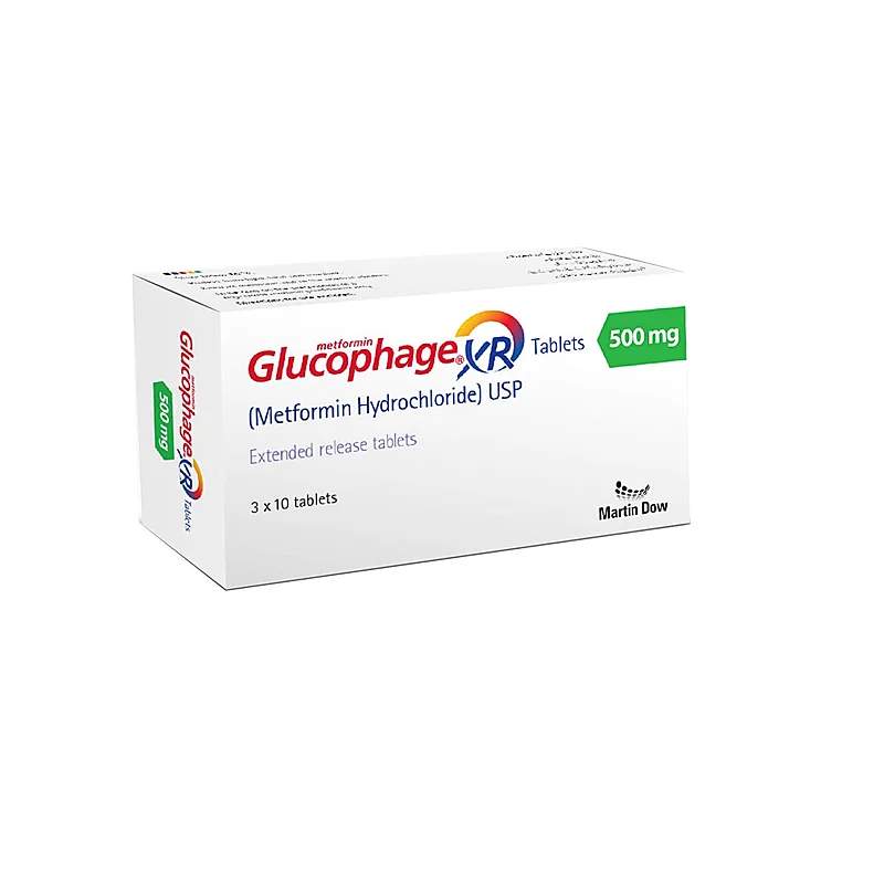 Glucophage (500Mg) 50 Tablets — authentic medicine packaging