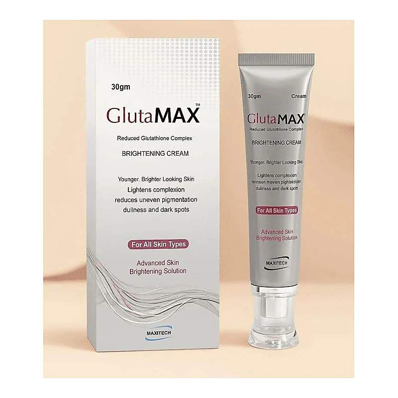 Glutamax (30G) Whitening Cream — authentic medicine packaging