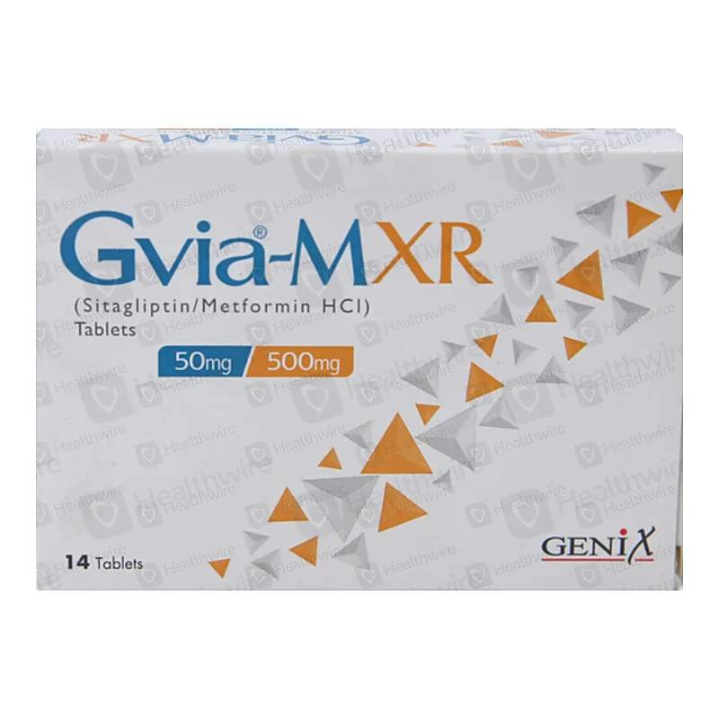 Gvia (100Mg) 14 Tablets — authentic medicine packaging