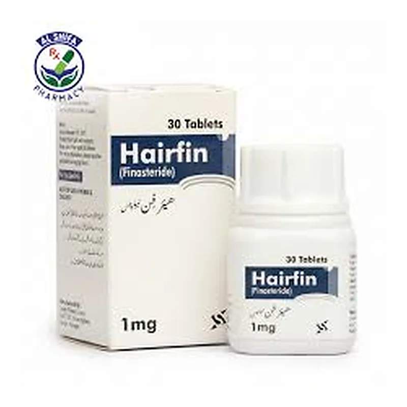Hairfin (1Mg) 30 Tablets — authentic medicine packaging